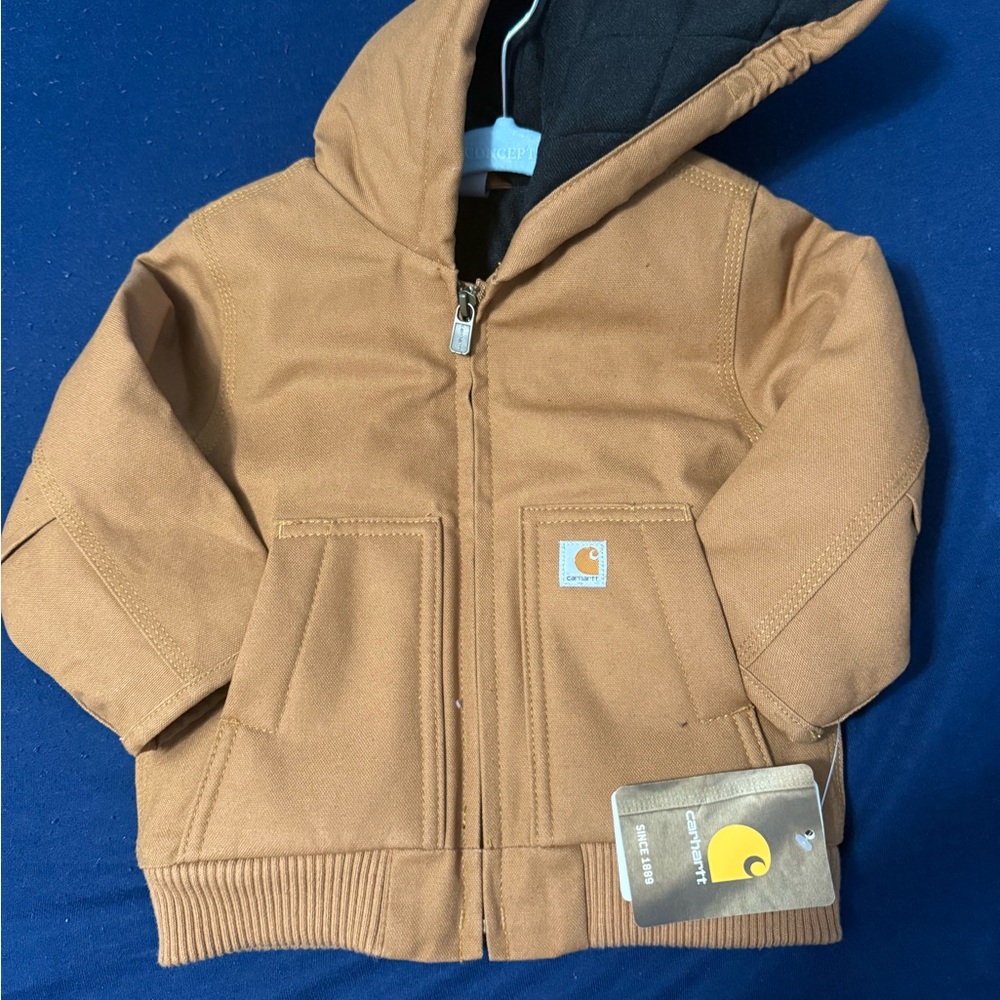 Brown Hooded Jacket for Kids